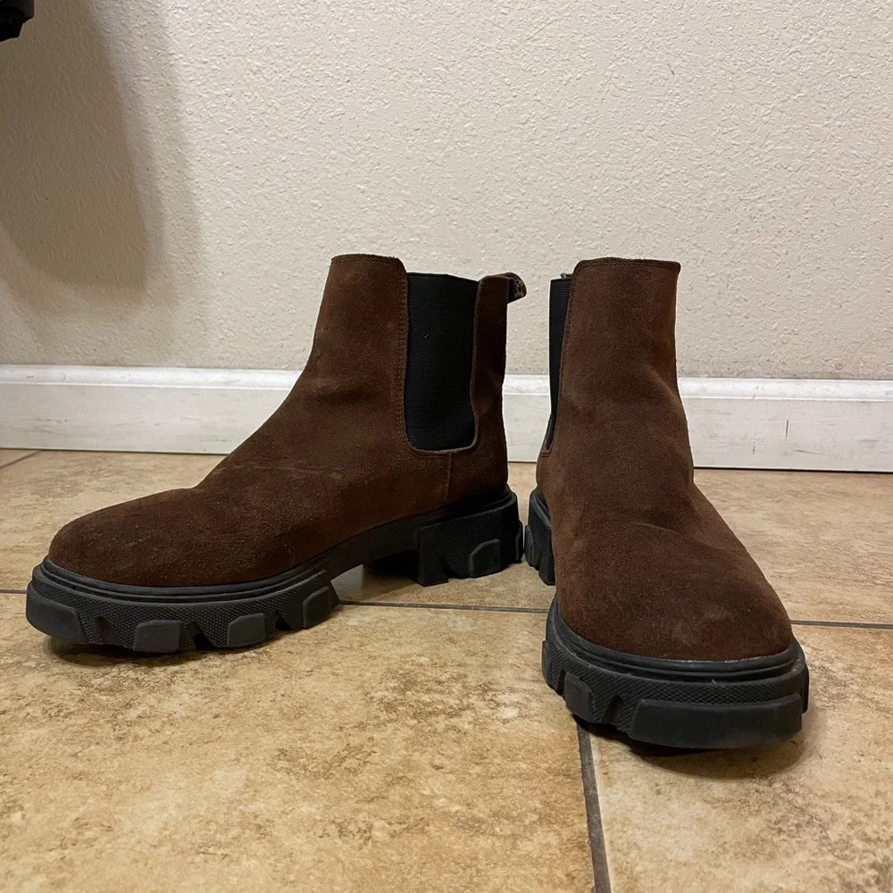 Urban Outfitters Dark Brown Men's Boots - Picture 1 of 4